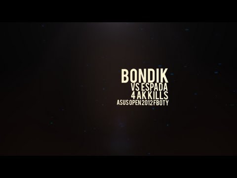 bondik vs espada @ ASUS Open 2012 FBOTY