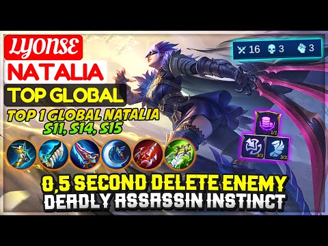 0,5 Second Delete Enemy, Deadly Assassin Instinct [ Top 1 Global Natalia S11, S14, S15 ] Lyonse