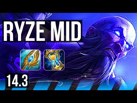 RYZE vs YONE (MID) | 8/0/15, Legendary, 300+ games, Rank 12 Ryze | EUW Challenger | 14.3
