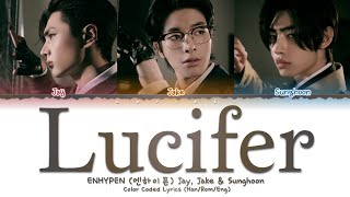 Download lagu ENHYPEN (엔하이픈) Jay, Jake & Sunghoon - Lucifer | Color Coded Lyrics (Han/Rom/Eng) mp3