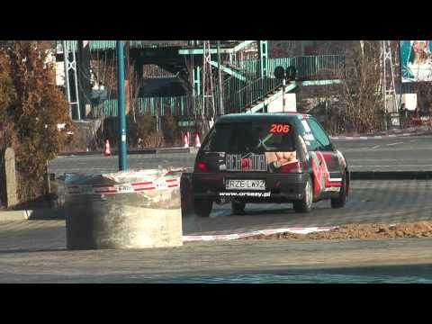 Rafał Ziemiński  Peugeot 106 - II SuperOes WOŚP  2011-01-09 Rzeszów