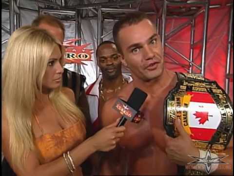 (720pHD): WCW Nitro 08/14/00 - Pamela Paulshock Interviews Lance Storm & Team Canada