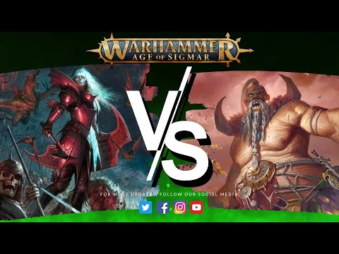 Soulblight Gravelords VS Sons of Behemat - Age of Sigmar 3 Battle Report