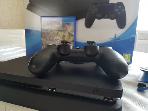 PlayStation 4 / 500GB PS4 Slim & Fifa 2017 Unboxing