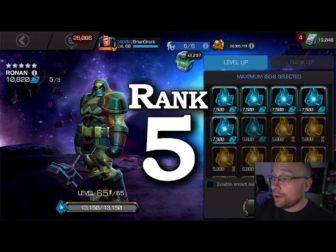 Ronan Rank Up and Analysis | Marvel Contest of Champions