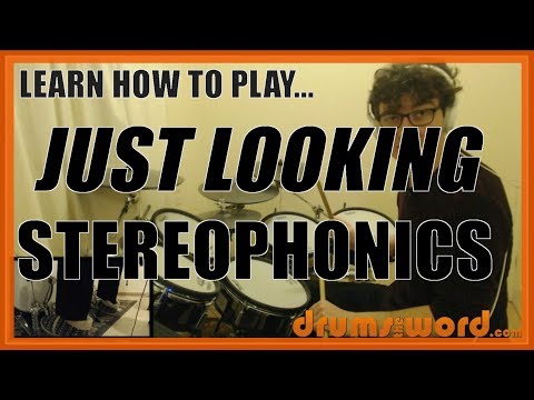 Thumbnail for ★ Just Looking (Stereophonics) ★ Drum Lesson PREVIEW | How To Play Song (Stuart Cable) by Stuart Cable