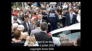 preview picture of video 'Visite du S A S Prince Albert II de Monaco à SAint Cast le Guildo'