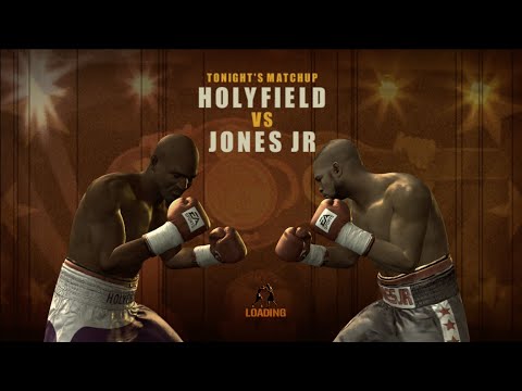 Fight Night Round 3 XBOX 360 (Evander Holyfield vs Roy Jones Jr) Heavyweight Match