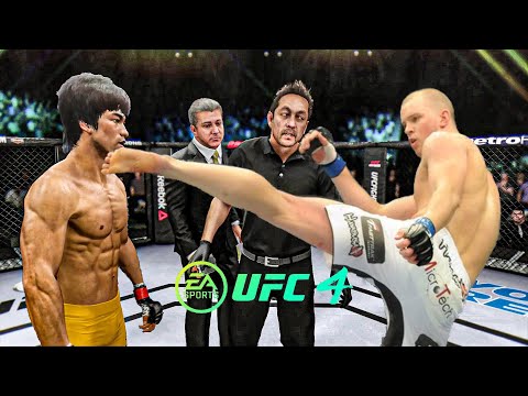 Bruce Lee vs Stefan Struve   EA Sports UFC 4   Epic Fight 🔥🐲