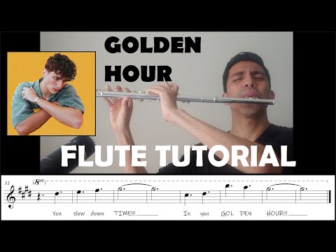 Golden Hour - Flute Tutorial (Jvke)