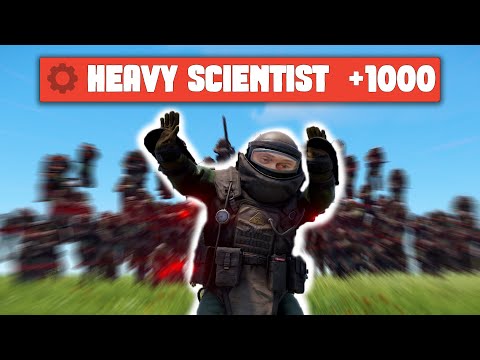 Loot from 1,000 Heavy Scientist in Rust