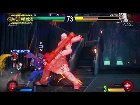 Ranked MVCI - AlwaysPrevail (Zero/Strider) Vs brainfraud (Chris/Nemesis) 2/3