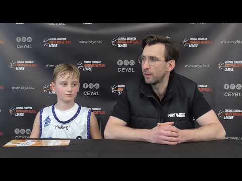 CEYBL U13 - Press conference, 11.2.2023, HAKRO Merlins Crailsheim - Sršni Písek