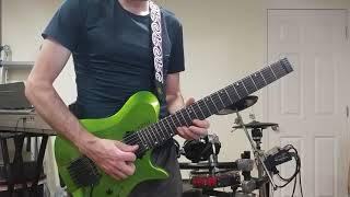 Video thumbnail for New Kiesel Zeus 7-string headless noodling by troyguitar