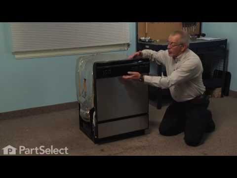 Dishwasher Repair - Replacing the Single Lower Roller Axle (Whirlpool Part # 4162321)