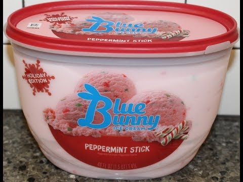 Blue Bunny Ice Cream: Peppermint Stick Review