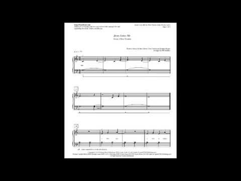 Jesus Loves Me by Chris Tomlin Easy Piano Sheet Music Download