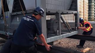 Crane Day in Downtown Toronto/April 2023: video courtesy of Prestige Mechanical Ltd.  / Teczr Media