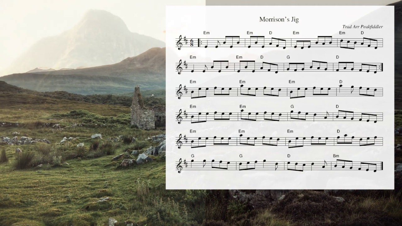 Relaxing Irish Fiddle - Morrison's Jig