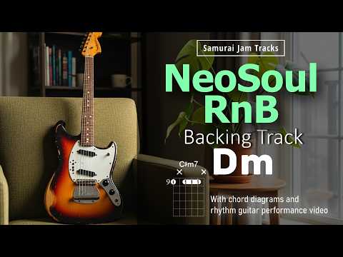 Neo Soul RnB Guitar Backing Track in D minor - Smooth Fresh Vibe