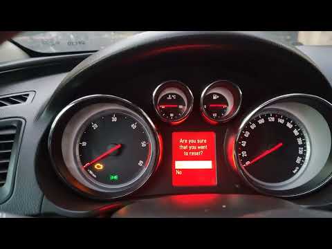 Resetare service intervale schimb ulei la Opel Insignia.
