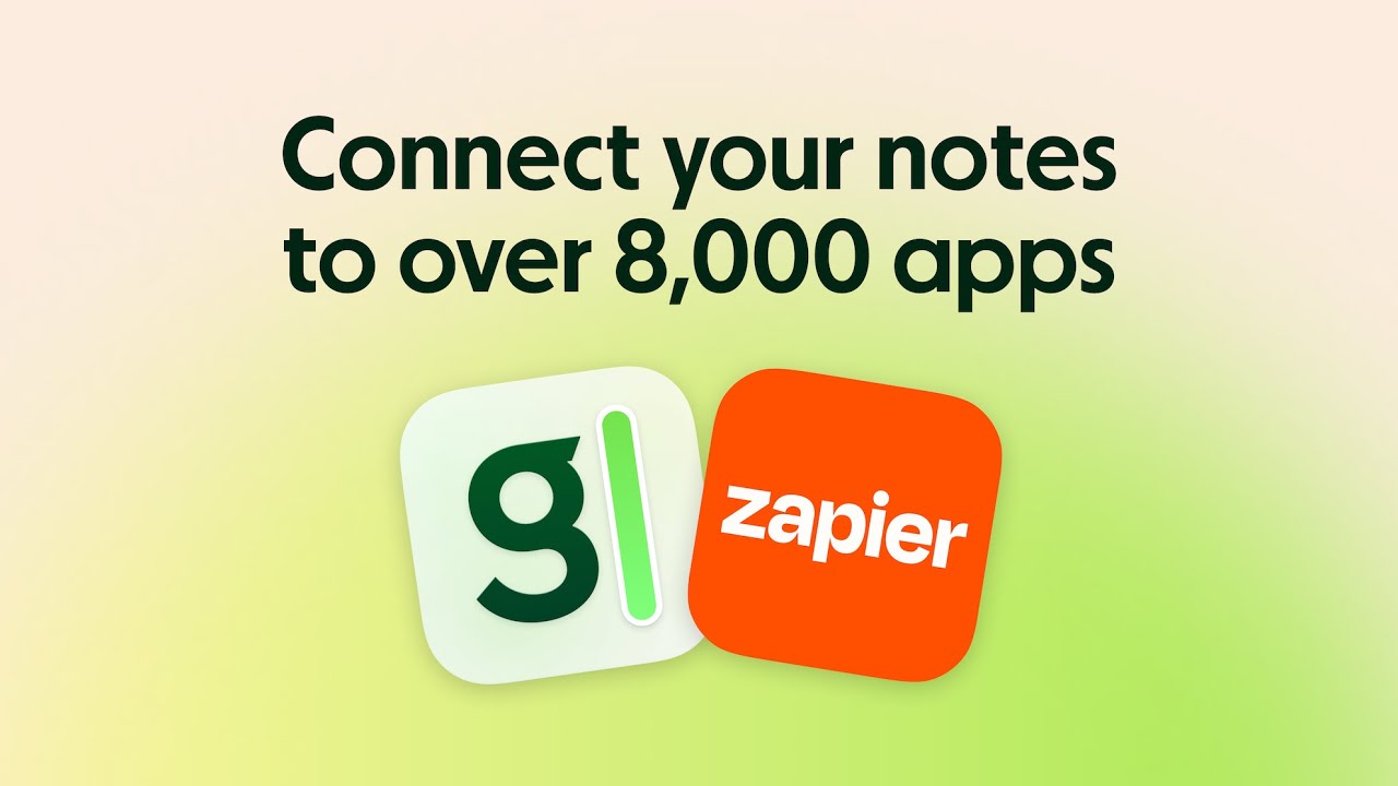 Introducing Granola + Zapier | Your meeting notes, now connected with over 8,000 apps video thumbnail
