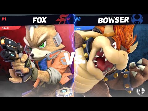 Gage's Garage #4 - Dibble (Fox) VS Quan (Bowser) - SSBU Winners