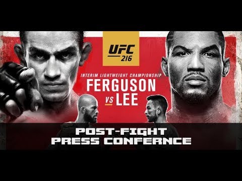 UFC 216 Press Conference: Tony Ferguson vs Kevin Lee (FULL Post-Fight)