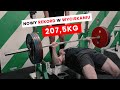 NIESAMOWITY REKORD W WYCISKANIU - 207,5 KG WAGA 91