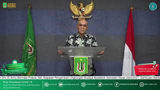 Universitas Nasional - Ucapan Rektor UNAS kepada Mahasiswa Baru