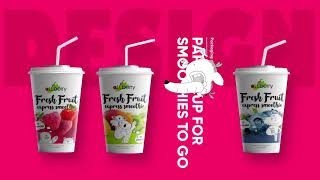 Packaging design for smoothies