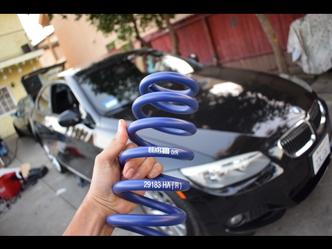BMW E92 Rear Springs Installation/ H&R