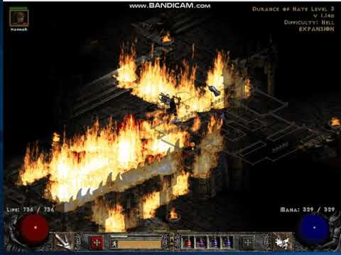 Diablo 2 - Blaze sorc vs Mephisto