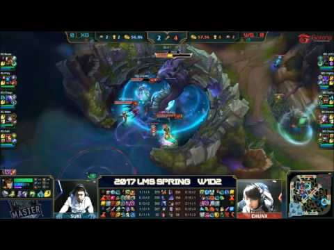 XG vs WS Highlights Game 1 LMS Spring Week1 Day2 2017 eXtreme Gamers vs Wayi Spider