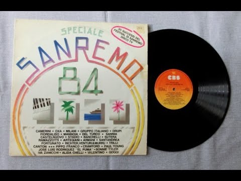 TUTTO SANREMO 1984 - UN AMORE GRANDE - CANTA LORETTA GOGGI - 26^ - ospite -