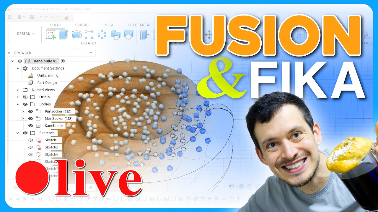 Prints that Suck // Fusion & Fika Live CAD Session