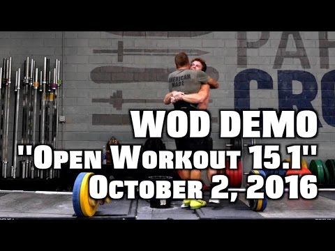 WOD DEMO - OPEN WOD 15.1 (Paradiso Crossfit)