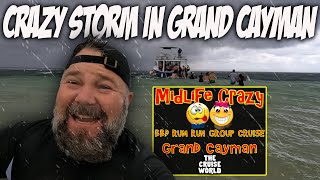 CRAZY STORM IN GRAND CAYMAN |  STINGRAY SANDBAR & STAR FISH POINT | CARNIVAL HORIZON CRUISE VLOG