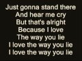 Eminem Ft Rihana Love the way you liesong + ...