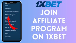 How to Join Affiliate Program on 1xBet (2024) | 1xBet Tutorial