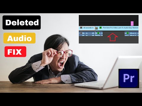 Premiere Pro: Video Lost It's Audio  (Easy Fix )