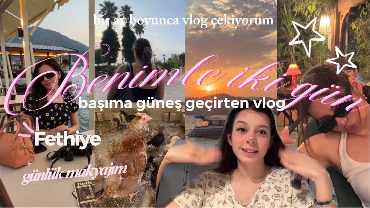 bir ay boyunca vlog çekiyorum 