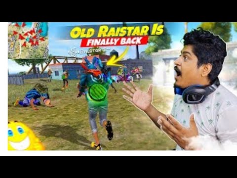 Old Raistar is Finally Back in  Br Ranked Match Gameplay - Free Fire Max RohangamingRS