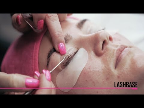 How to lift lashes onto Lash Lift Shield - By LashBase