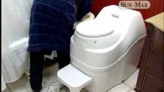 Sun-Mar Composting Toilets - No Water! No Plumbing connections needed! No Oder!