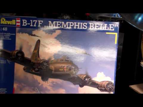 REVELL  B-17F MEMPHIS BELLE 1/48 inbox review