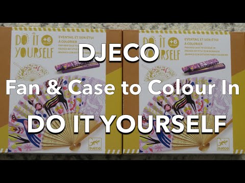 DJECO ~ Fan and Case to colour in ~