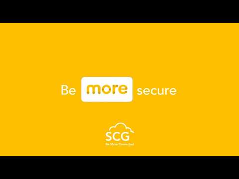 Voiceovers YouTube video thumbnail - Be More Secure with SCG | SCG Connected Managed IT and Cyber Security Solutions