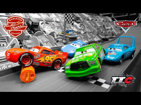 Radiator Springs All Stars Race | Lightning McQueen, The King, Chick Hicks & Sally | Pixar Cars