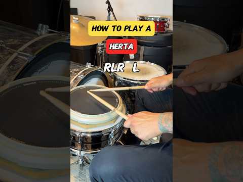 How to play a HERTA (Must Know Drum Pattern) #drums #drummer #drum